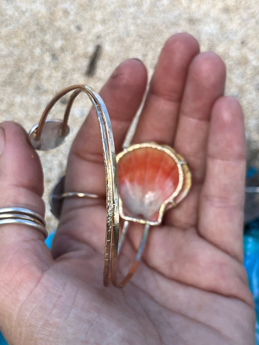 Sunrise Shell Arm Cuff