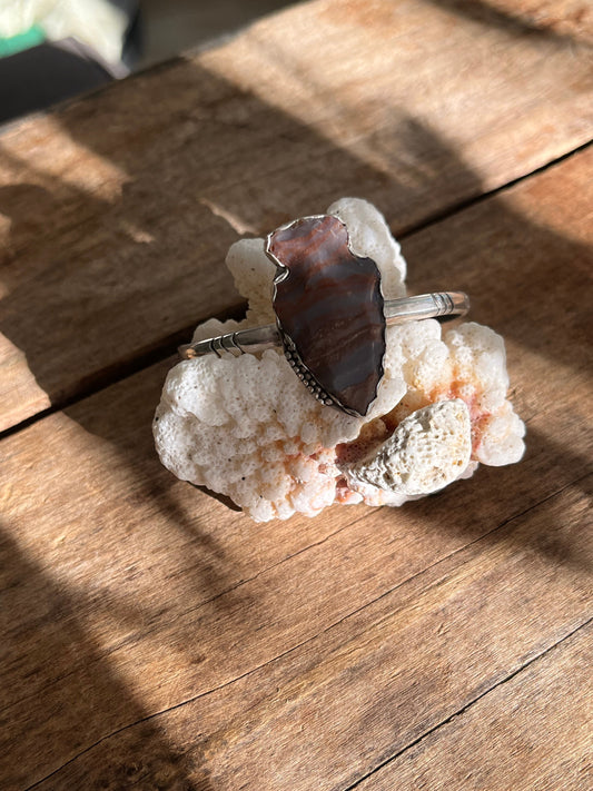 Hand-Forged Arrowhead Cuff Bracelet
