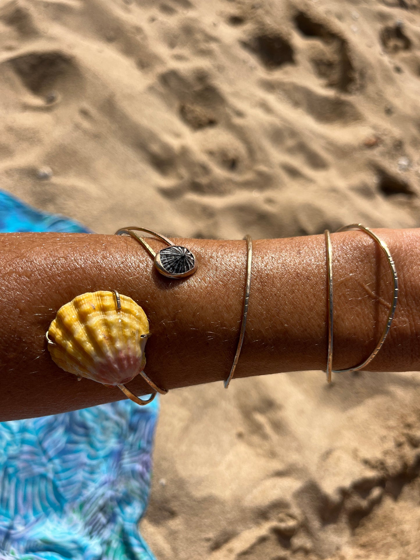 Sunrise Shell Arm Cuff