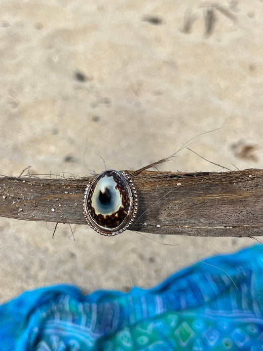 Mavericks Beach Art Deco Statement Ring RTS