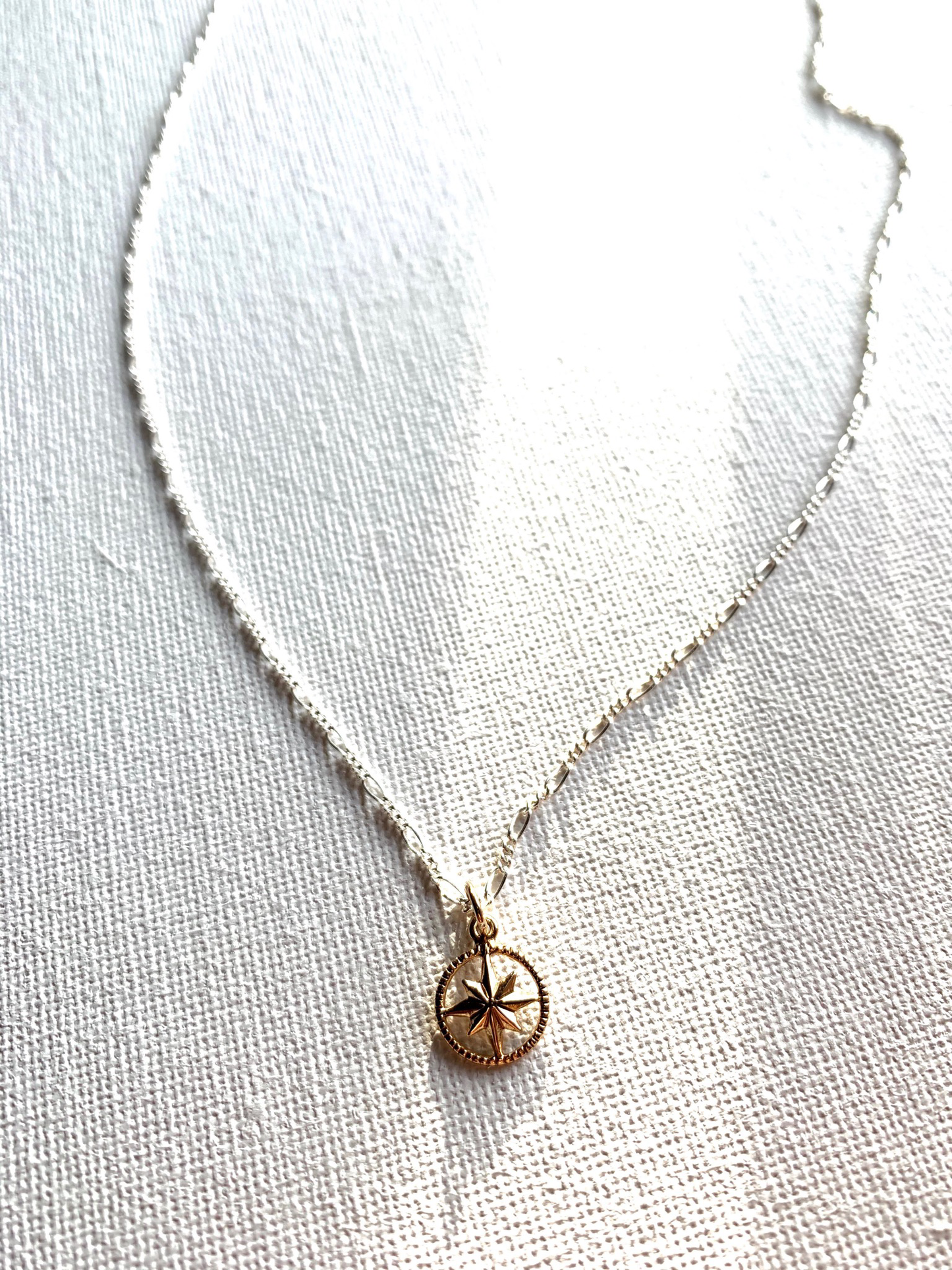 Compass Rose Charm Necklace