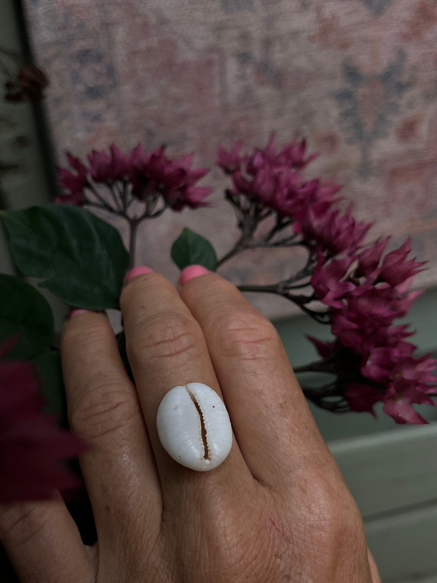 Granulated Cowrie Ring MTO
