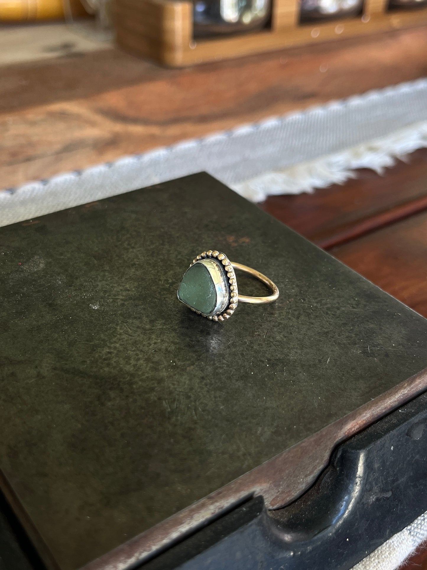 Mixed Metal Mermaid Tear Ring MTO