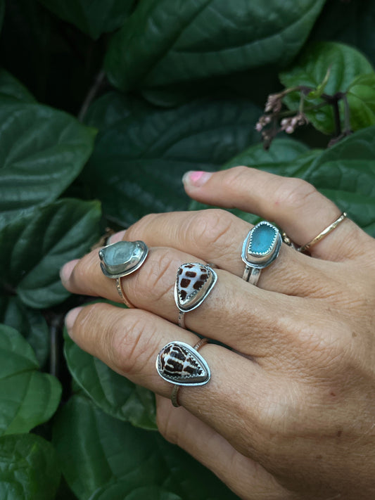 Seaglass Ring | Sz. 7
