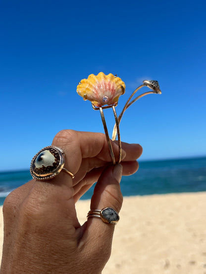 Sunrise Shell Arm Cuff