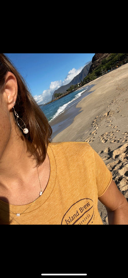 Woven Puka Hoops
