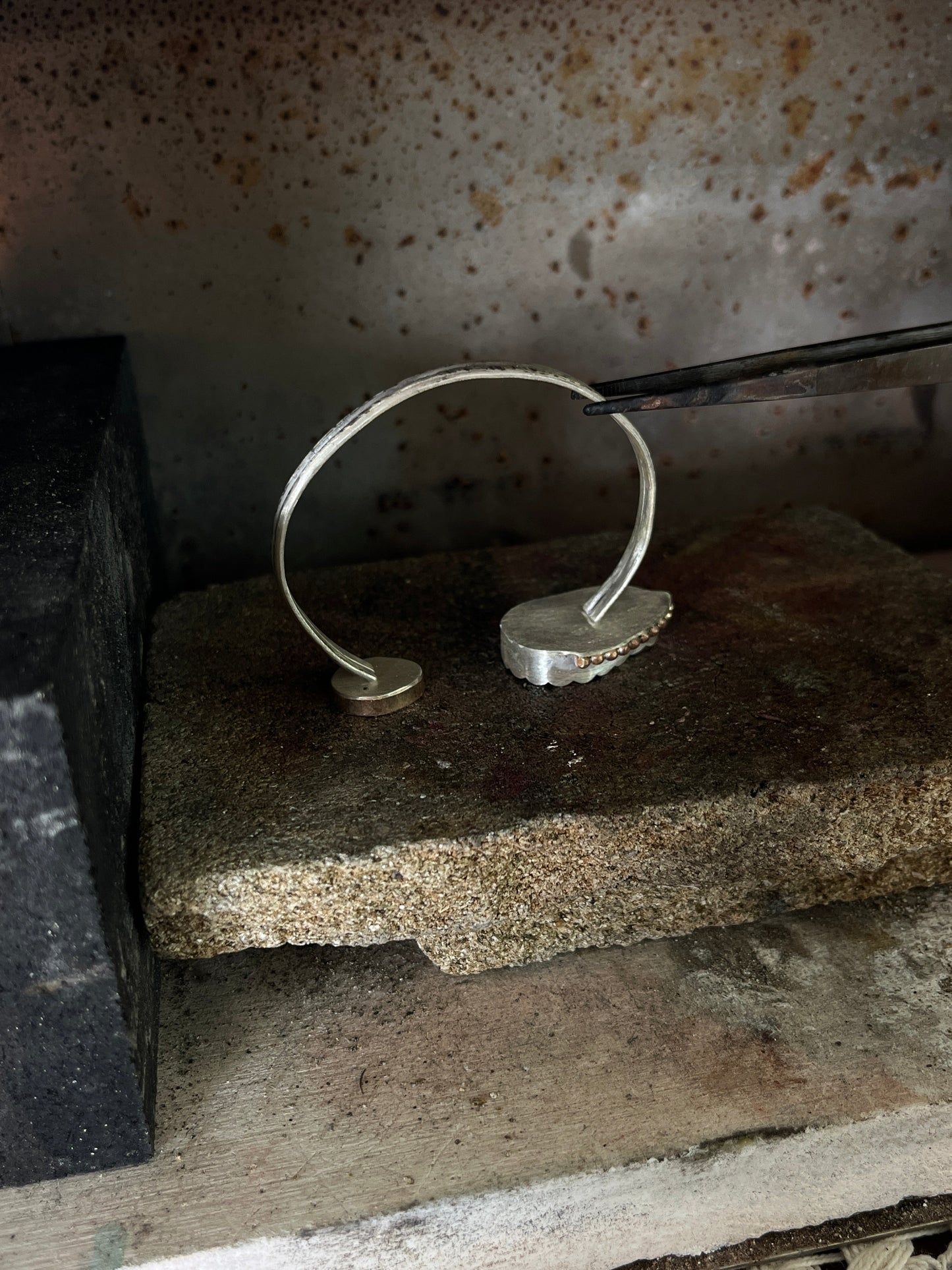 Bar Harbor Sea Glass Cuff