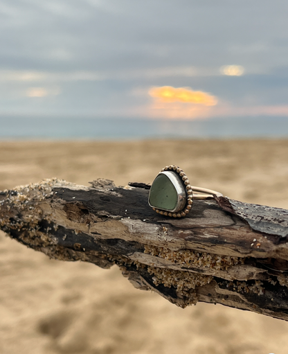 Mixed Metal Mermaid Tear Ring MTO