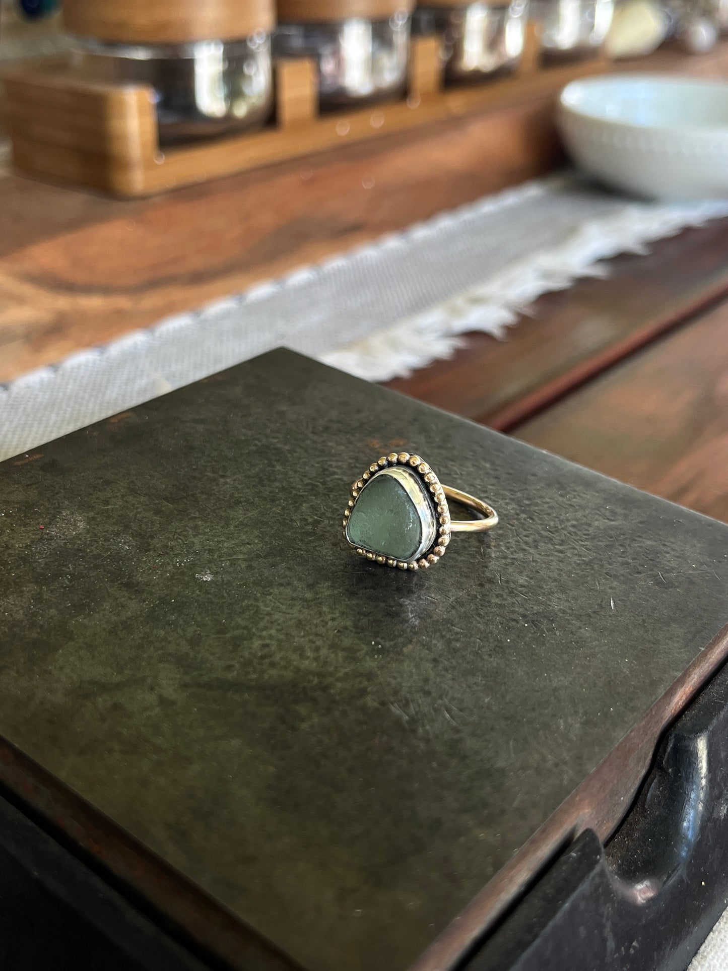 Mixed Metal Mermaid Tear Ring MTO