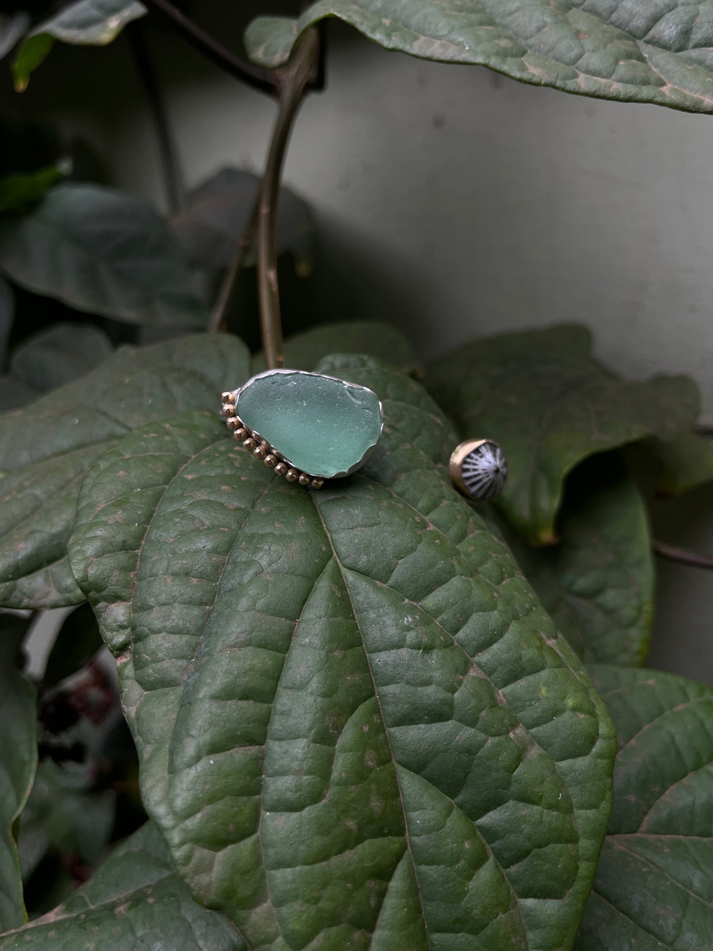 Bar Harbor Sea Glass Cuff