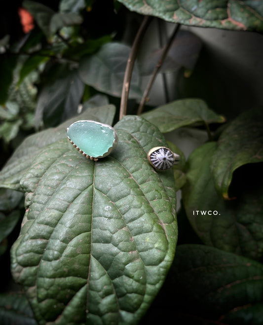 Bar Harbor Sea Glass Cuff