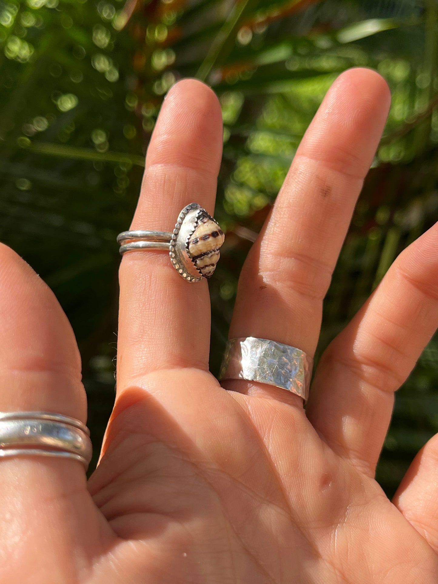 Baby Hawaiian Conch Shell Ring MTO