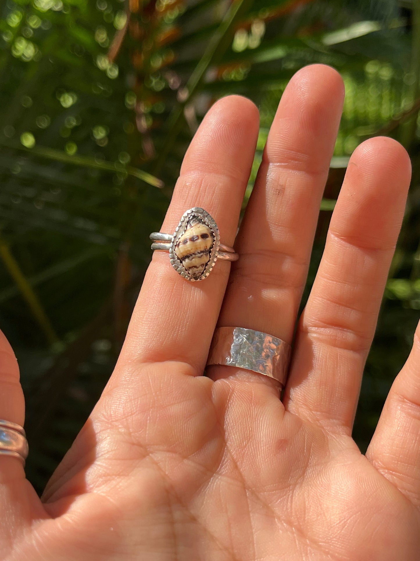 Baby Hawaiian Conch Shell Ring MTO