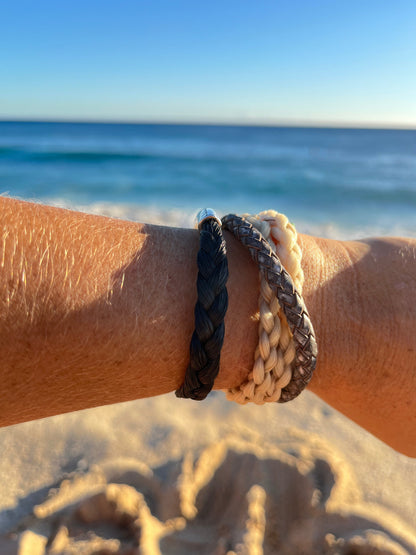 The Barn Jack Mini Double Wrap Horsehair Bracelet