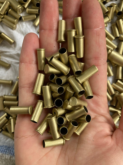 Feather + Recycled .22 Bullet Earrings MTO