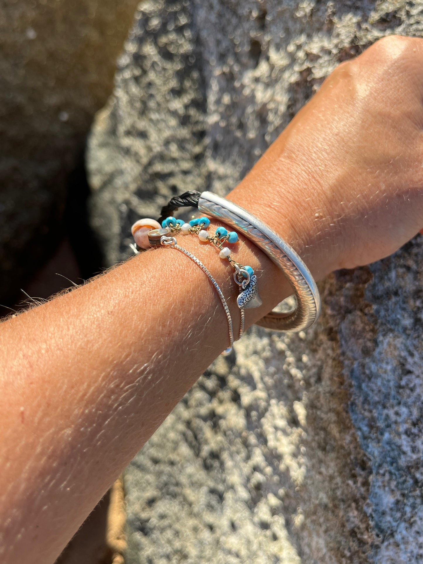 Horsehair Memento Greek Bangle