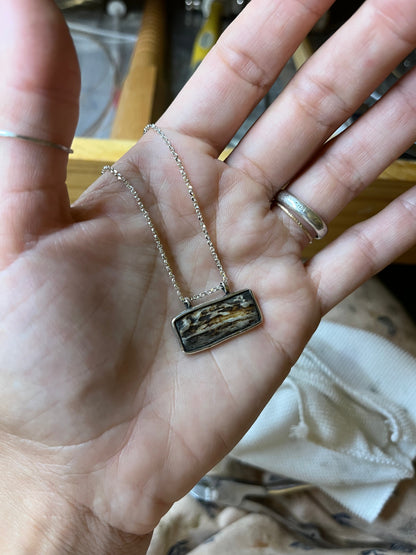Antler Bar Necklace MTO