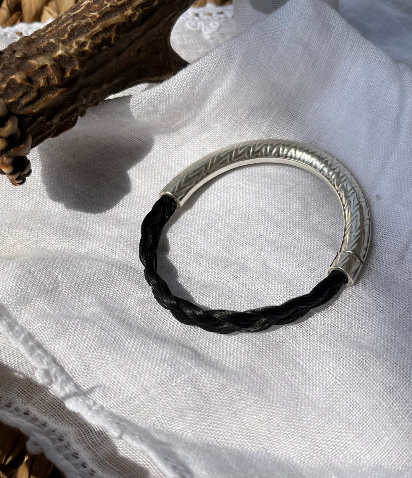 Horsehair Memento Greek Bangle