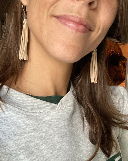 Won Smart Philly Leather Earrings ♢ rts