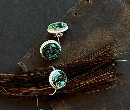 Custom Hair + Gemstone Ring