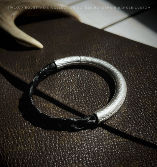 Horsehair Memento Greek Bangle
