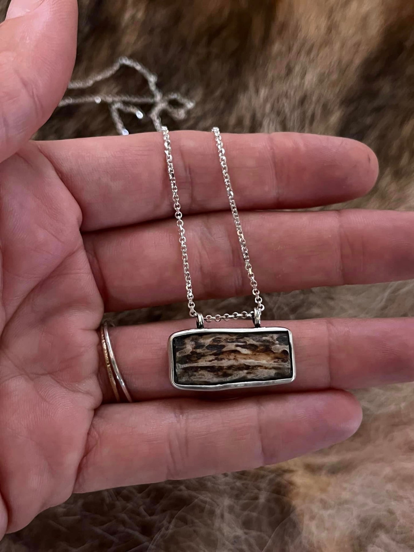 Antler Bar Necklace MTO