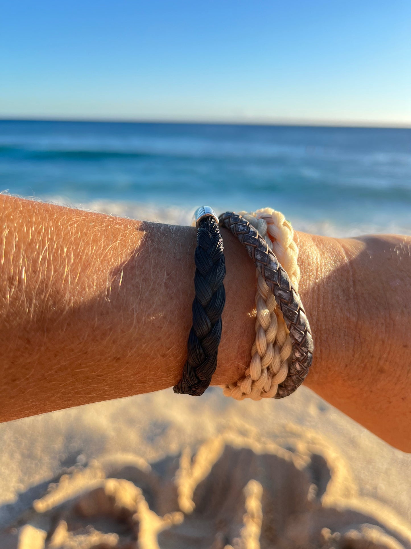 Horsehair Memento Greek Bangle