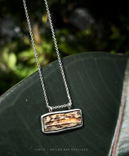 Antler Bar Necklace MTO