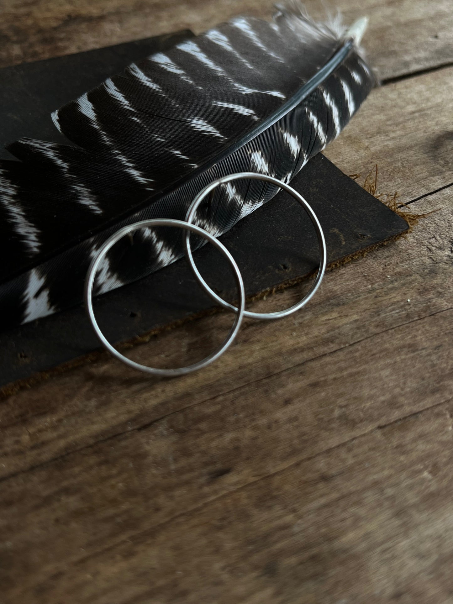 Sterling hoops