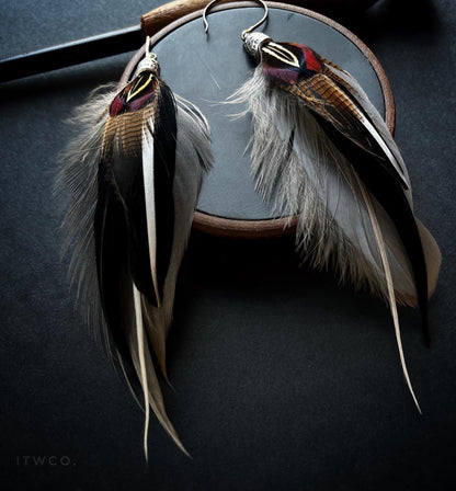 Amber Rose Statement Earrings MTO