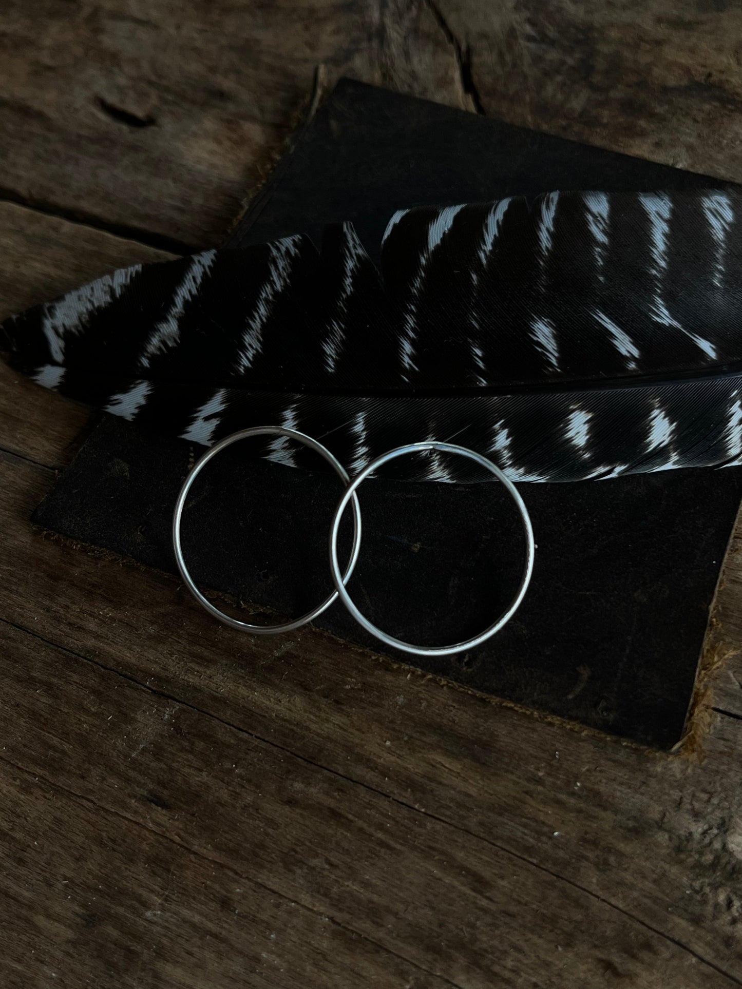 Sterling hoops