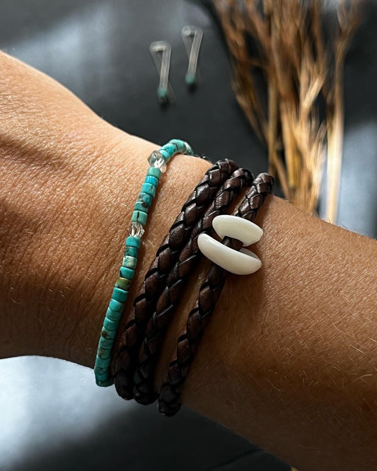 Radcliffe 2 | tri-wrap | puka shells MTO