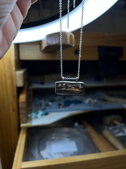 Antler Bar Necklace MTO