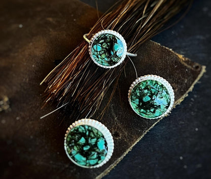 Custom Hair + Gemstone Ring