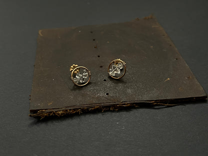 Small Herkimer Hoop Studs MTO
